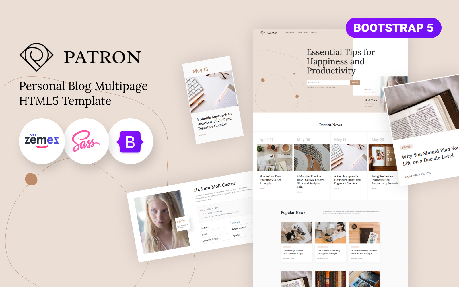 Patron - Publishing Company HTML5 Template