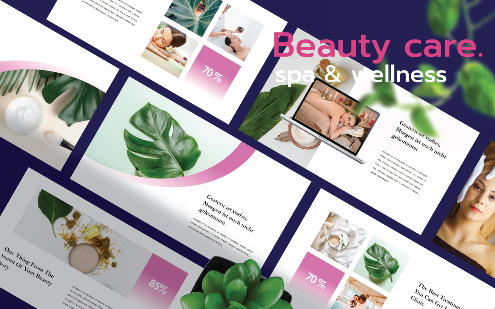 Beauty Care - PowerPoint Template