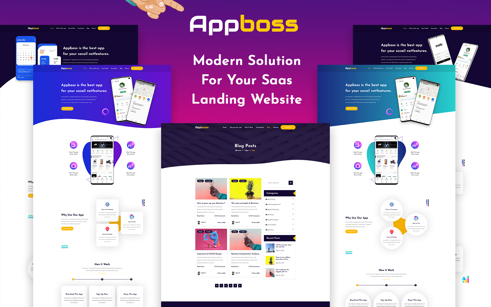 Plantillas para Landing Pages