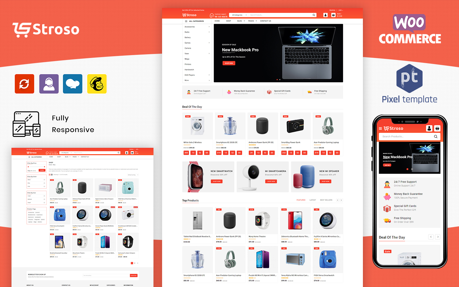 Stroso - Online Multipurpose Shopping WooCommarce Template