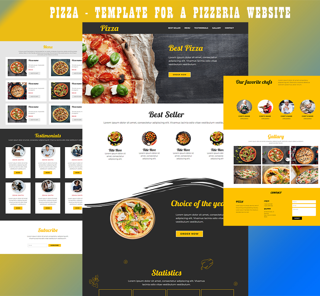 Pizza - Template for a Pizzeria Website