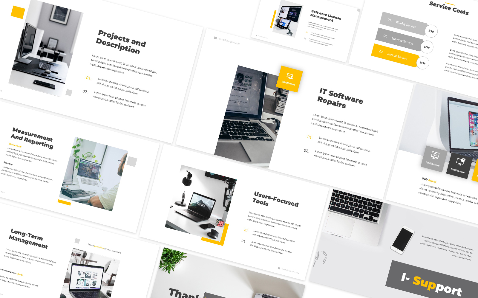 I-Support Powerpoint Template