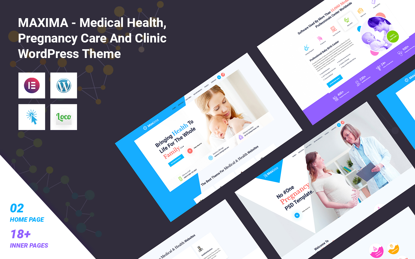 Maxima - Medical Health, Pregnancy Care And  Clinic WordPress Theme