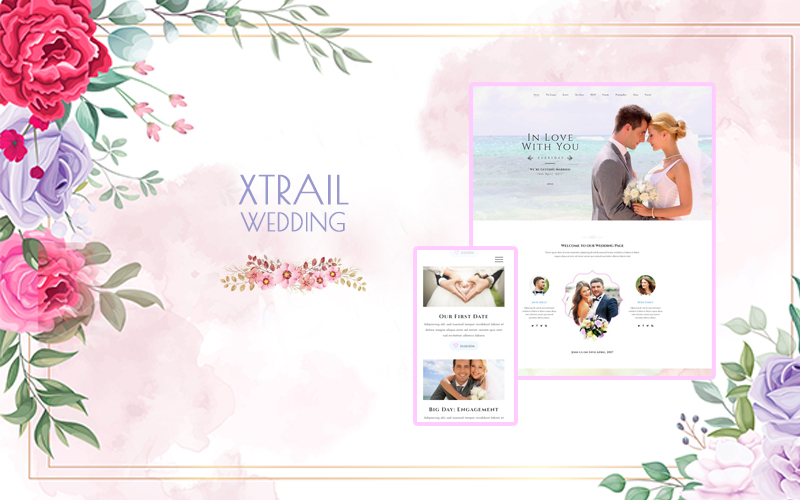 Xtrail Wedding - Your Personal WordPress Wedding Website