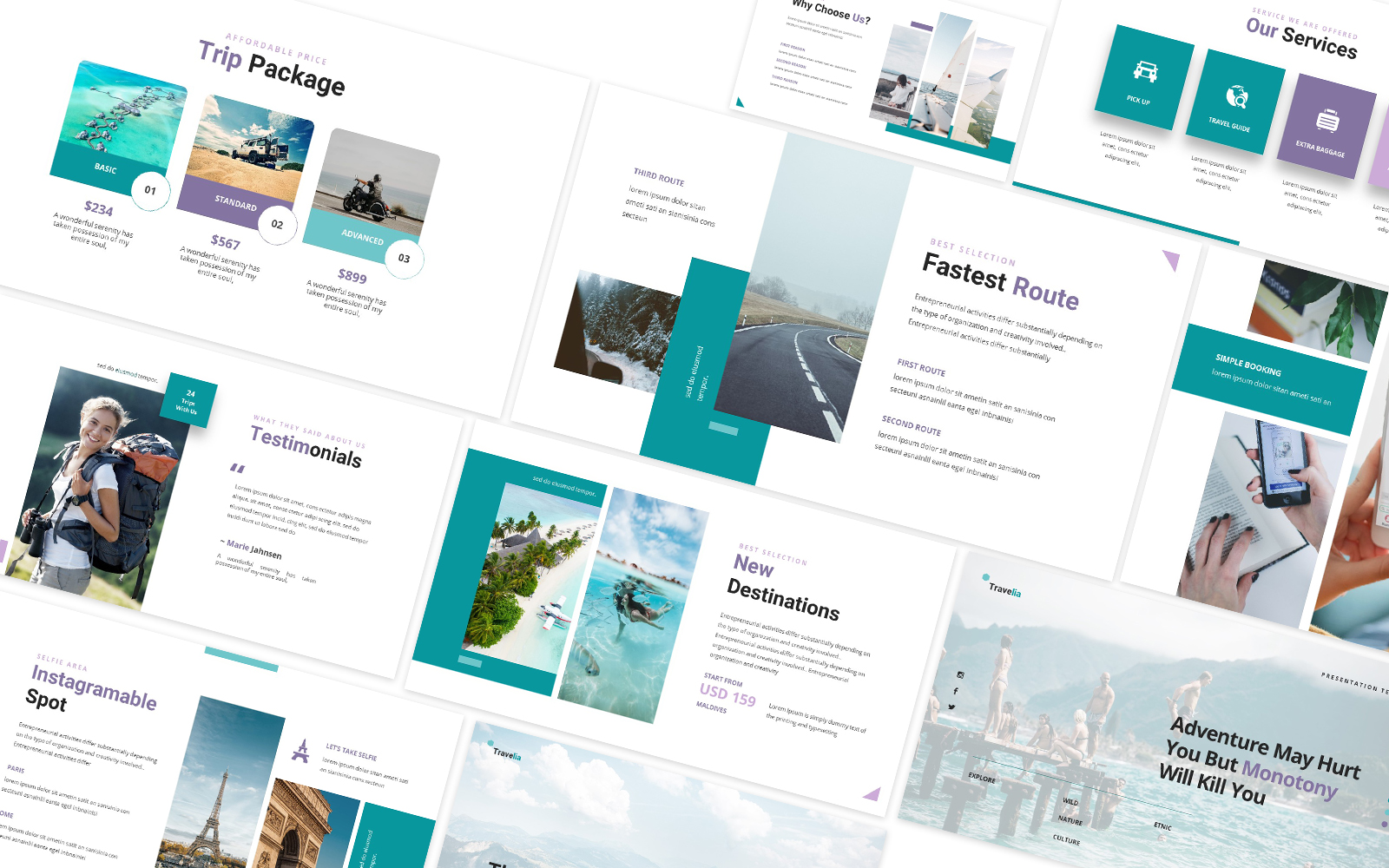 Travellia Travel Agency Powerpoint Template