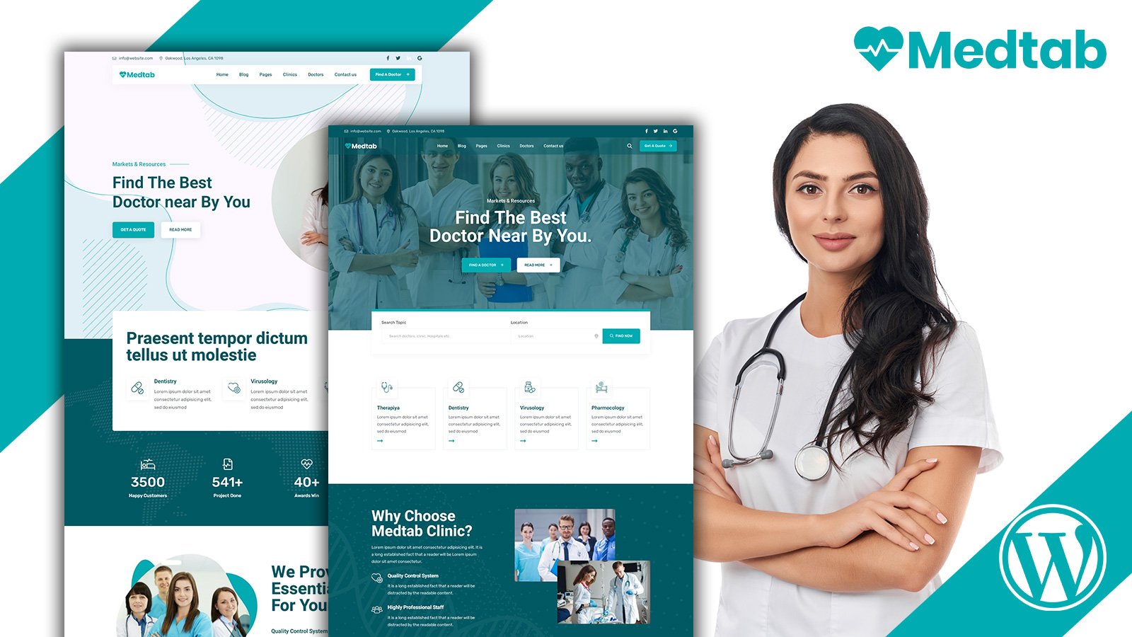 Medtab - Medical & Healthcare WordPress WordPress Theme