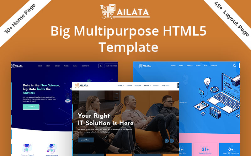 Ailata Big Multipurpose HTML5 Template