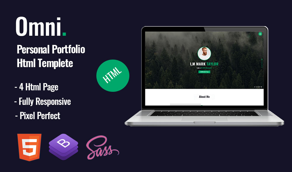 Omni - Personal Portfolio HTML Template