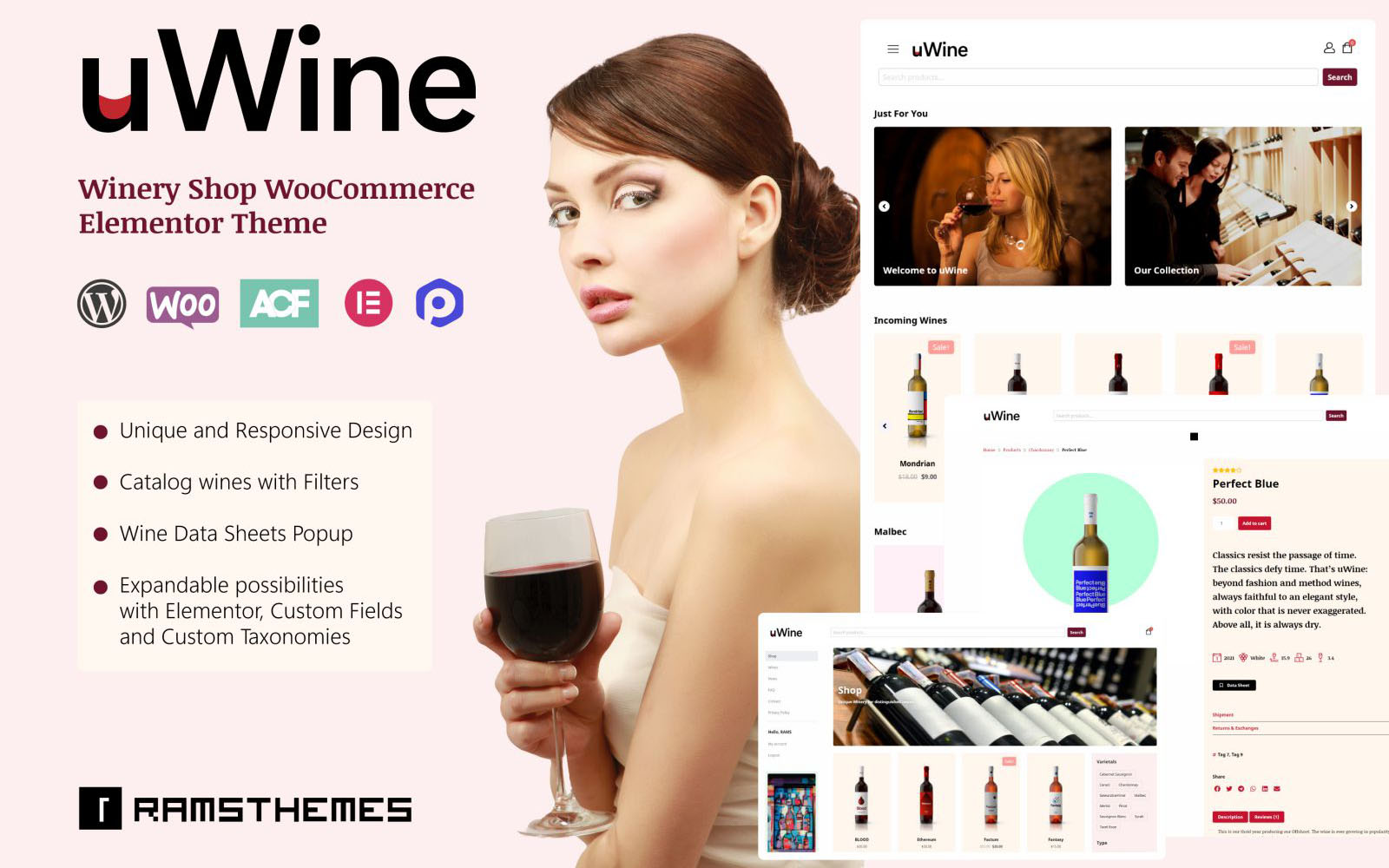 UWINE -  Winery Store WooCommerce Theme
