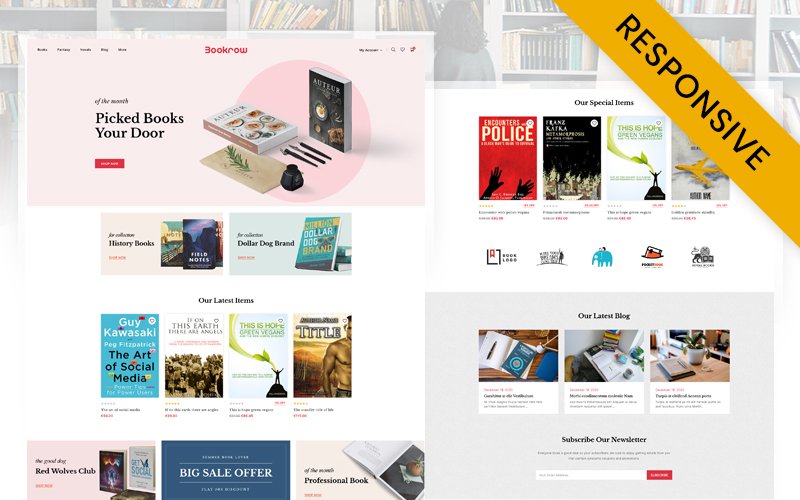 Bookraw - Books Store Prestashop Responsive Theme