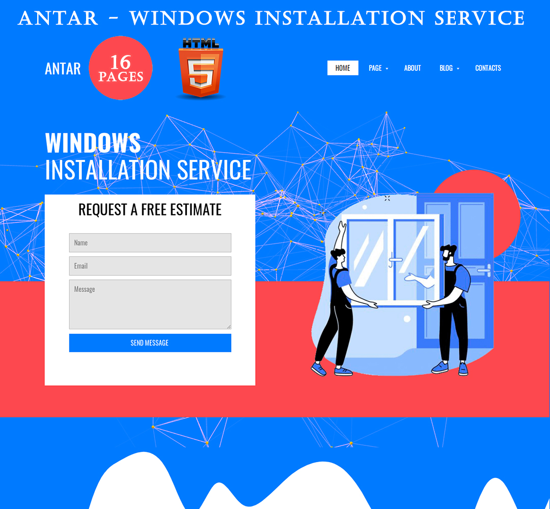 ANTAR - Windows Installation Service HTML Version Of The Template