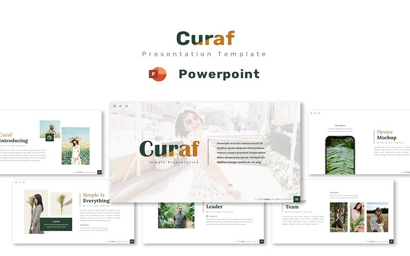 Curaf - Powerpoint Template