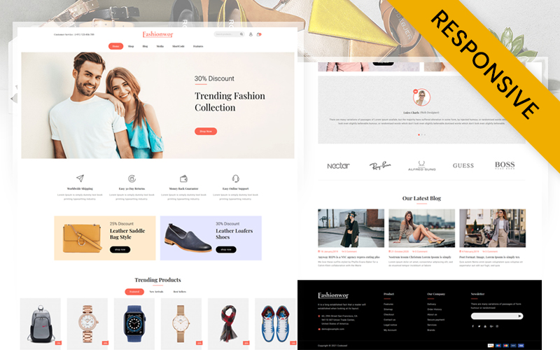 Fashionwor - Trending Fashion Store WooCommerce Responsive Theme