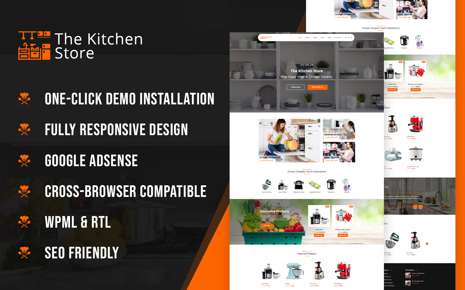 The Kitchen Store WooCommerce Theme