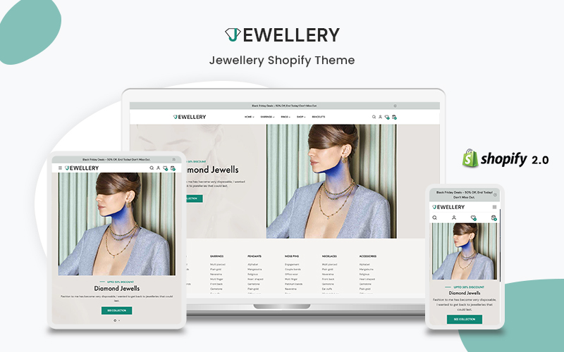 Jewellery- The Jewellery & fashion Premium Shopify Theme