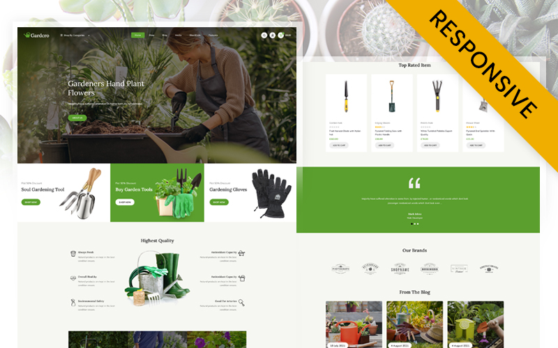 Gardcro - Garden Equipment Store WooCommerce Responsive Theme