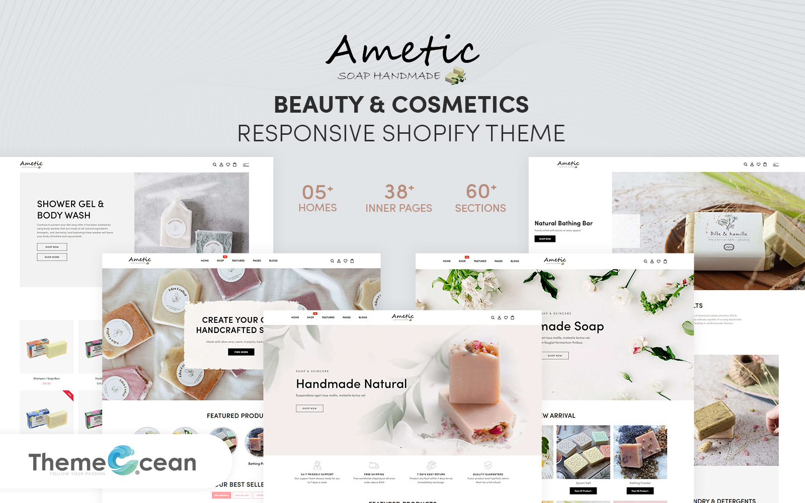 Ametic - Beauty & Cosmetics Responsive Shopify Theme