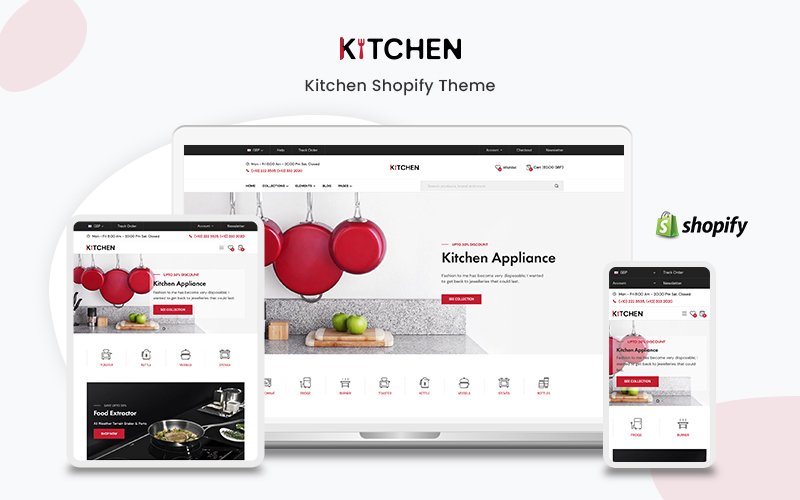Kitchen- The Kitchen Appliance Premium Shopify Theme