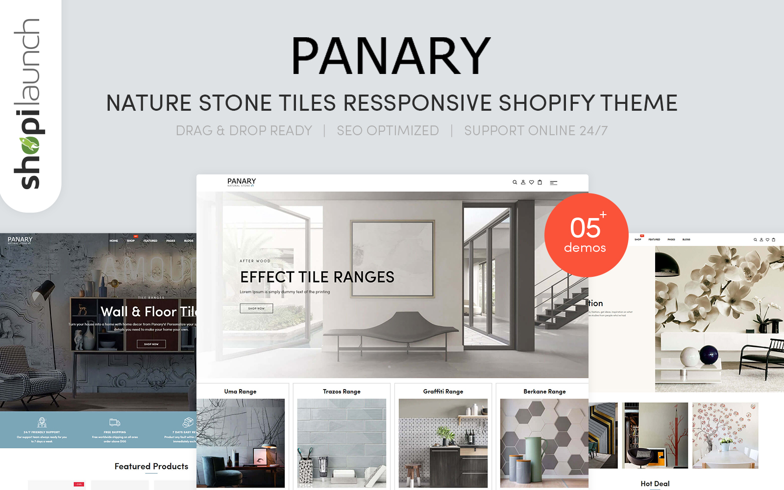 Panary - Nature Stone Tiles Ressponsive Shopify Theme
