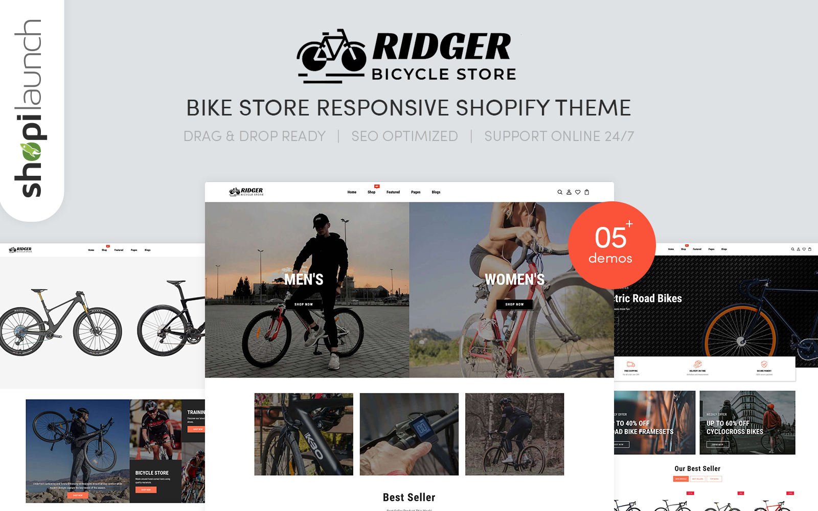 Ridger - Bike Store Responsive Shopify Theme