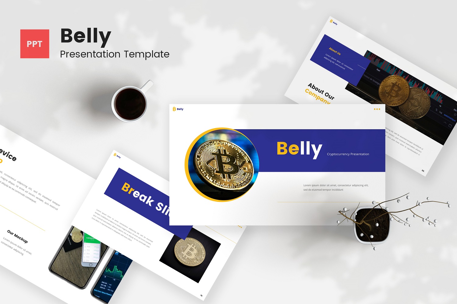 Belly — Cryptocurrency Powerpoint Template