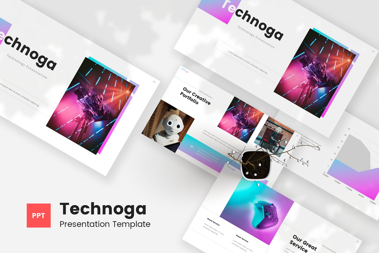 Technoga — Technology Powerpoint Template
