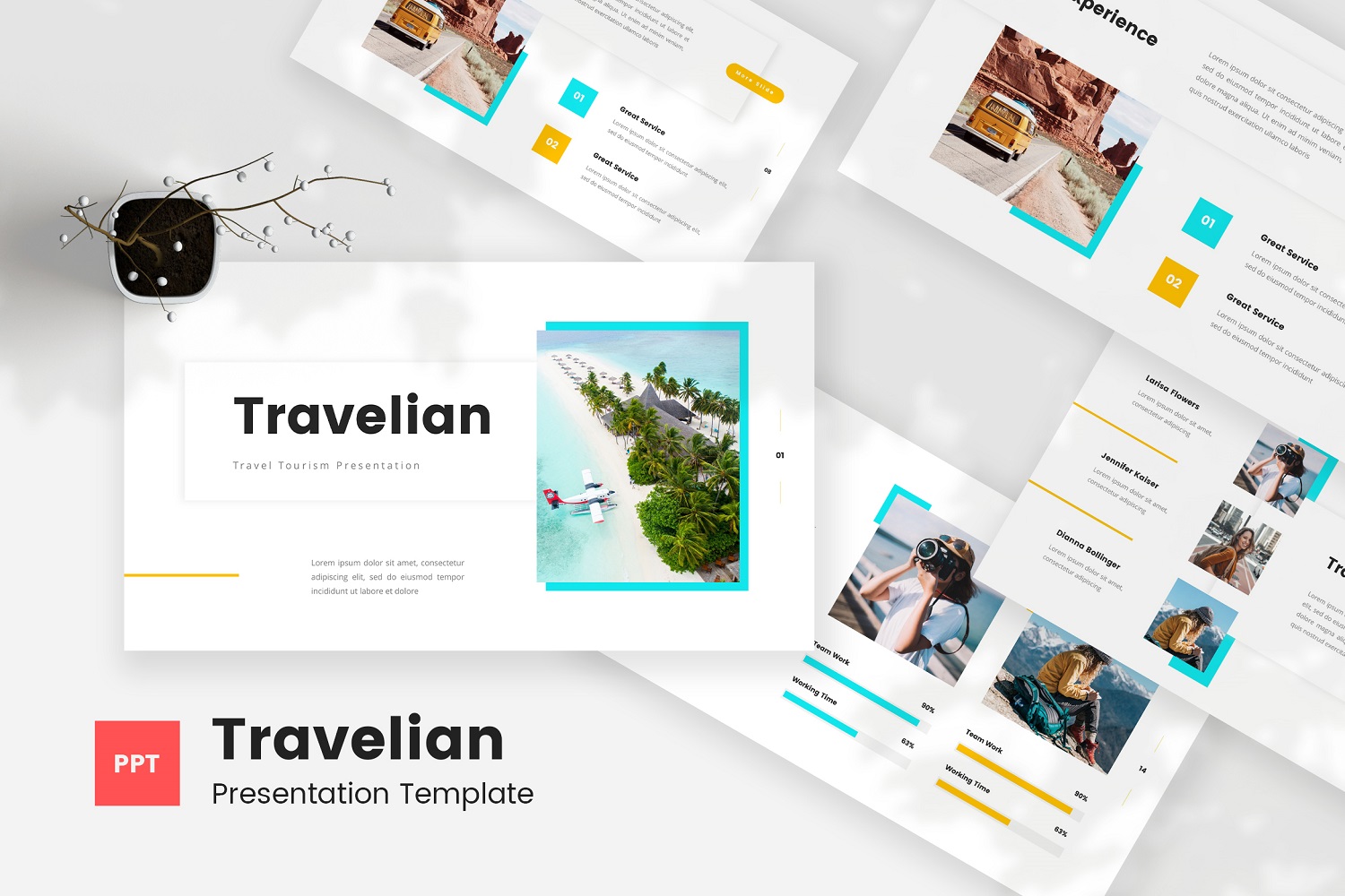 Travelian — Travel Tourism PowerPoint Template