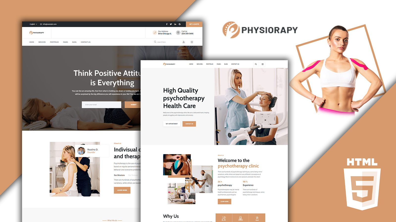 Physiorapy Physiotherapy Medical Website Template