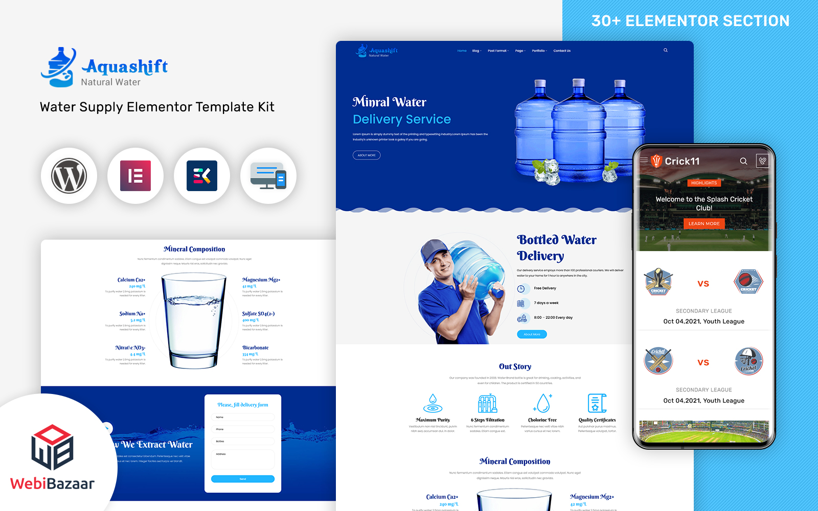 Aquashift - Drinking Water WordPress Delivery Services Theme