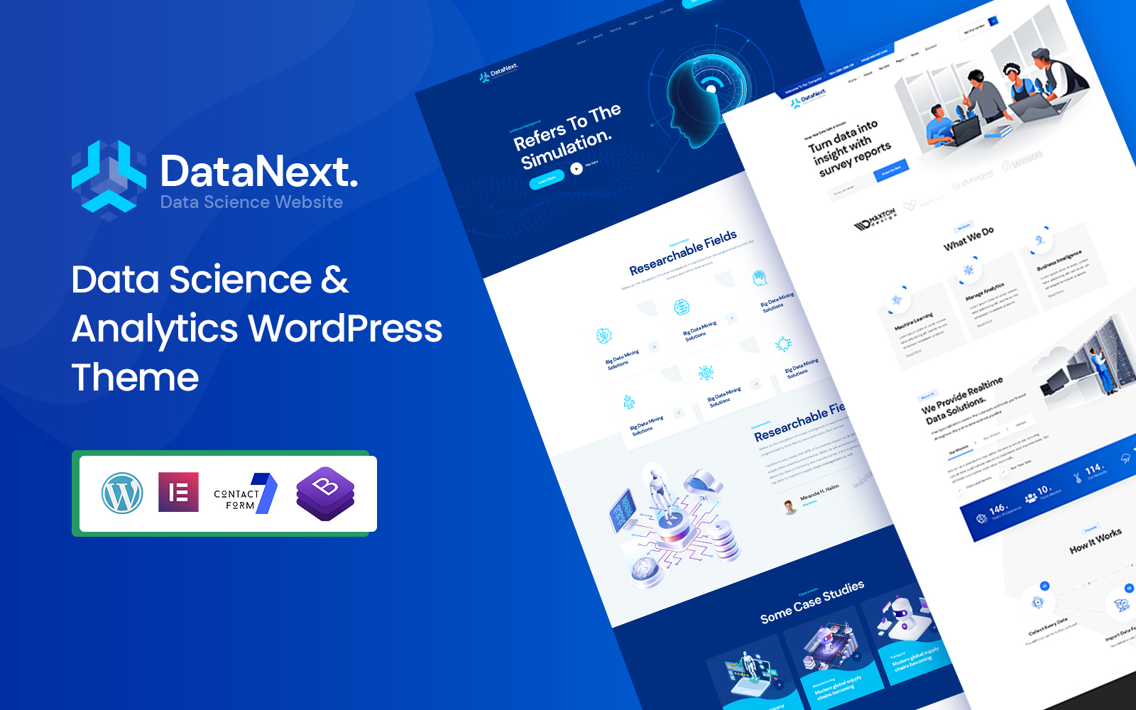 Datanext - Data Science & Analytics WordPress Theme