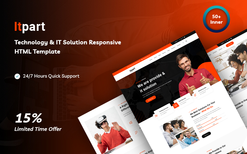 Itpart - Technology & IT Solution HTML5 Website Template
