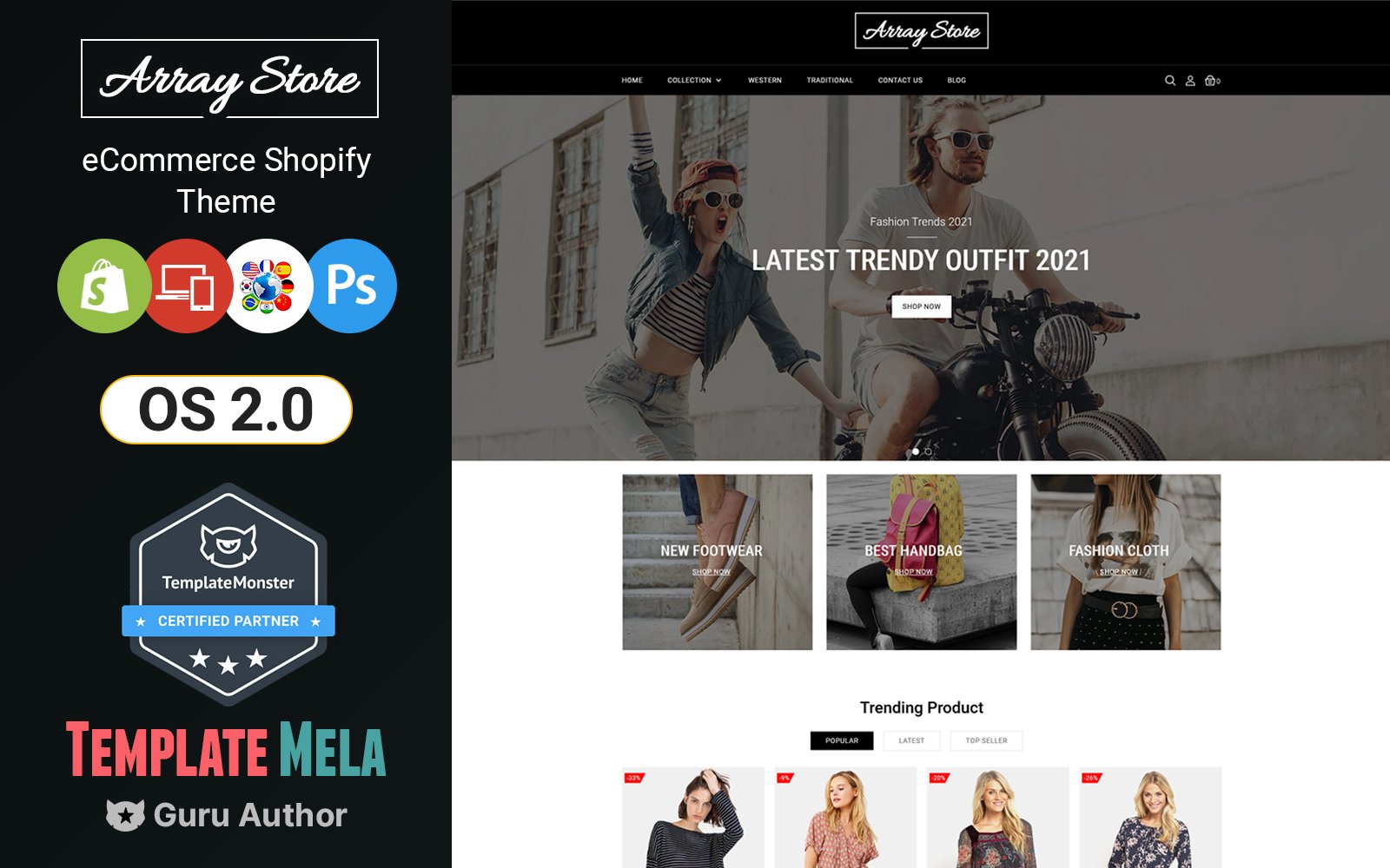 Array - Fashion Store Shopify Theme