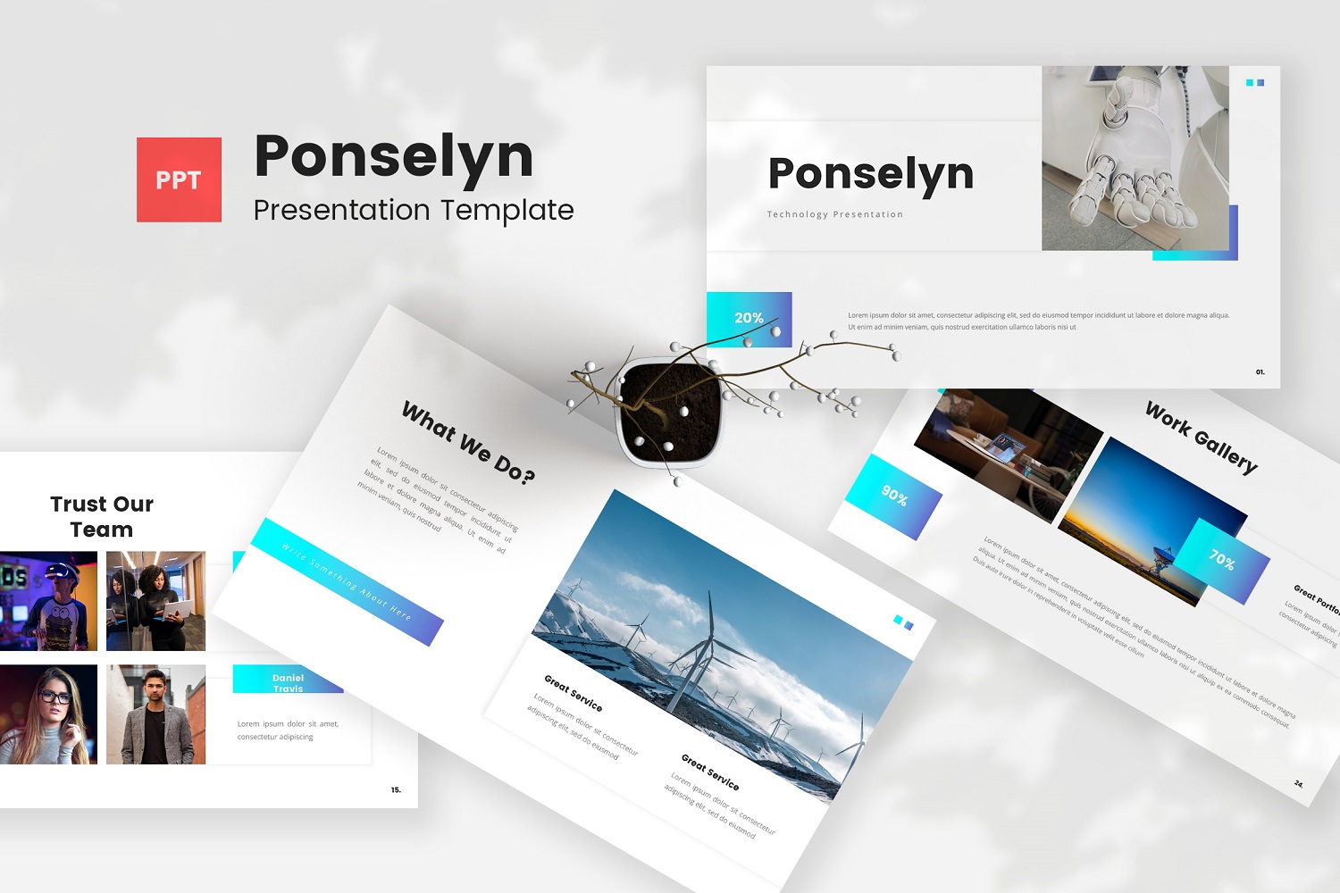 Ponselyn - Technology Powerpoint Template