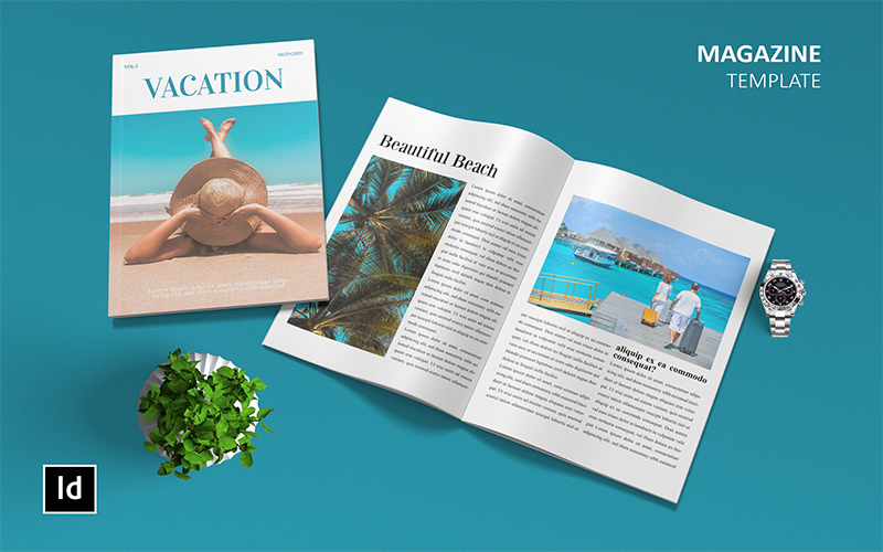 Vacation - Magazine Template