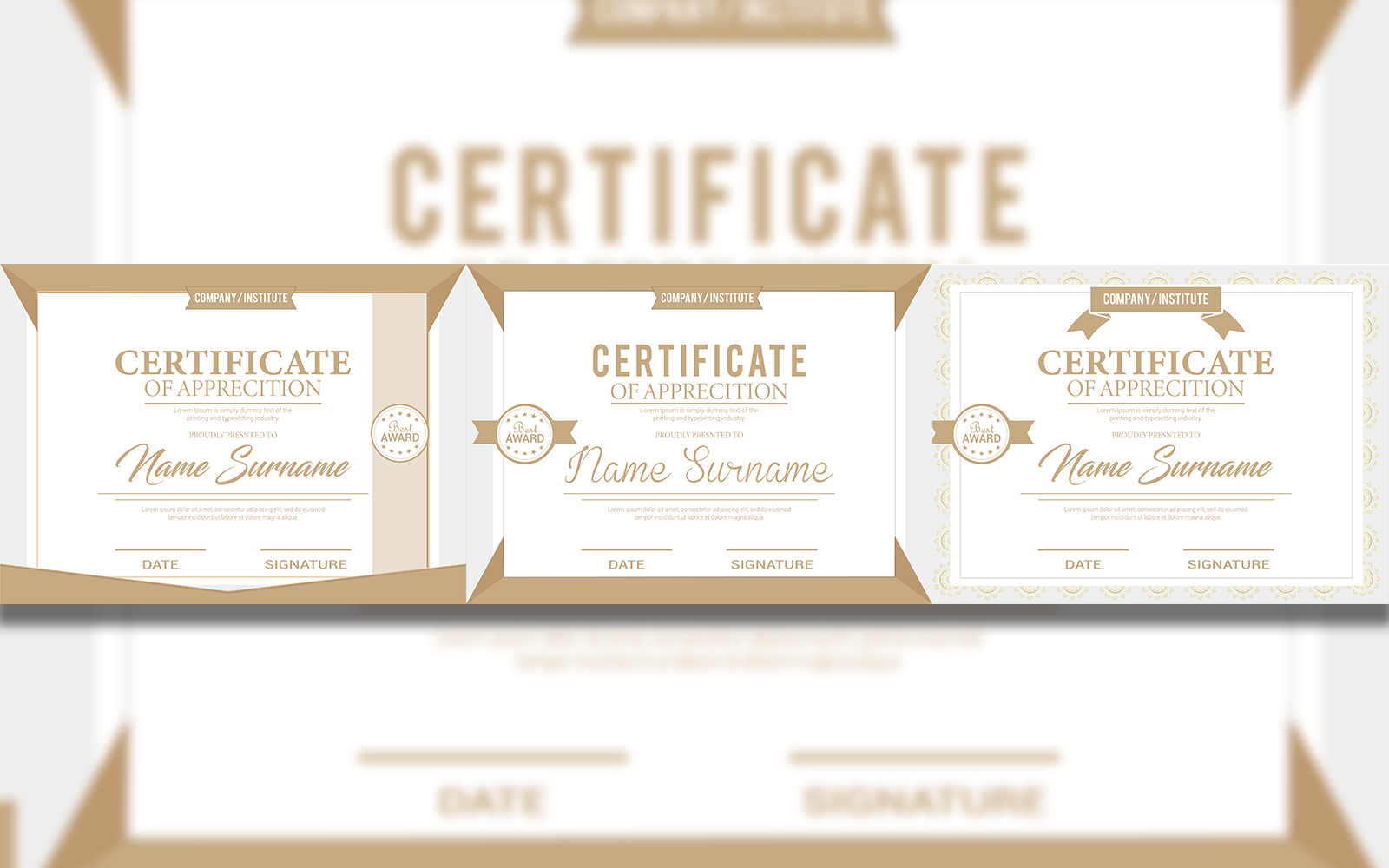 Certificate Templates