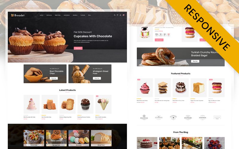 Breadeat - Bakery Store Prestashop Responsive Theme