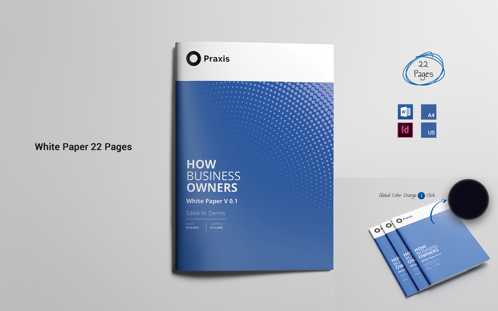 White Paper Template Word 22 Pages Magazine Templates