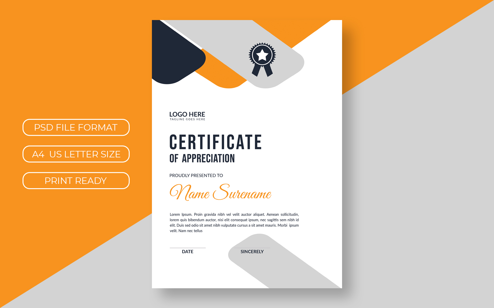 Certificat Templates