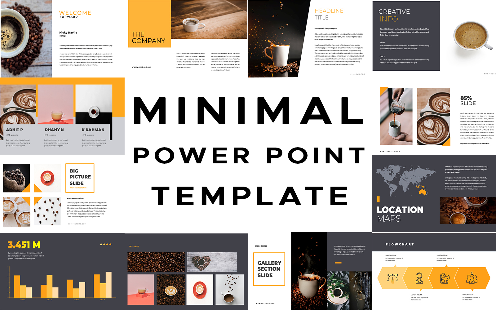 Coffee Shop Business - Power Point Template