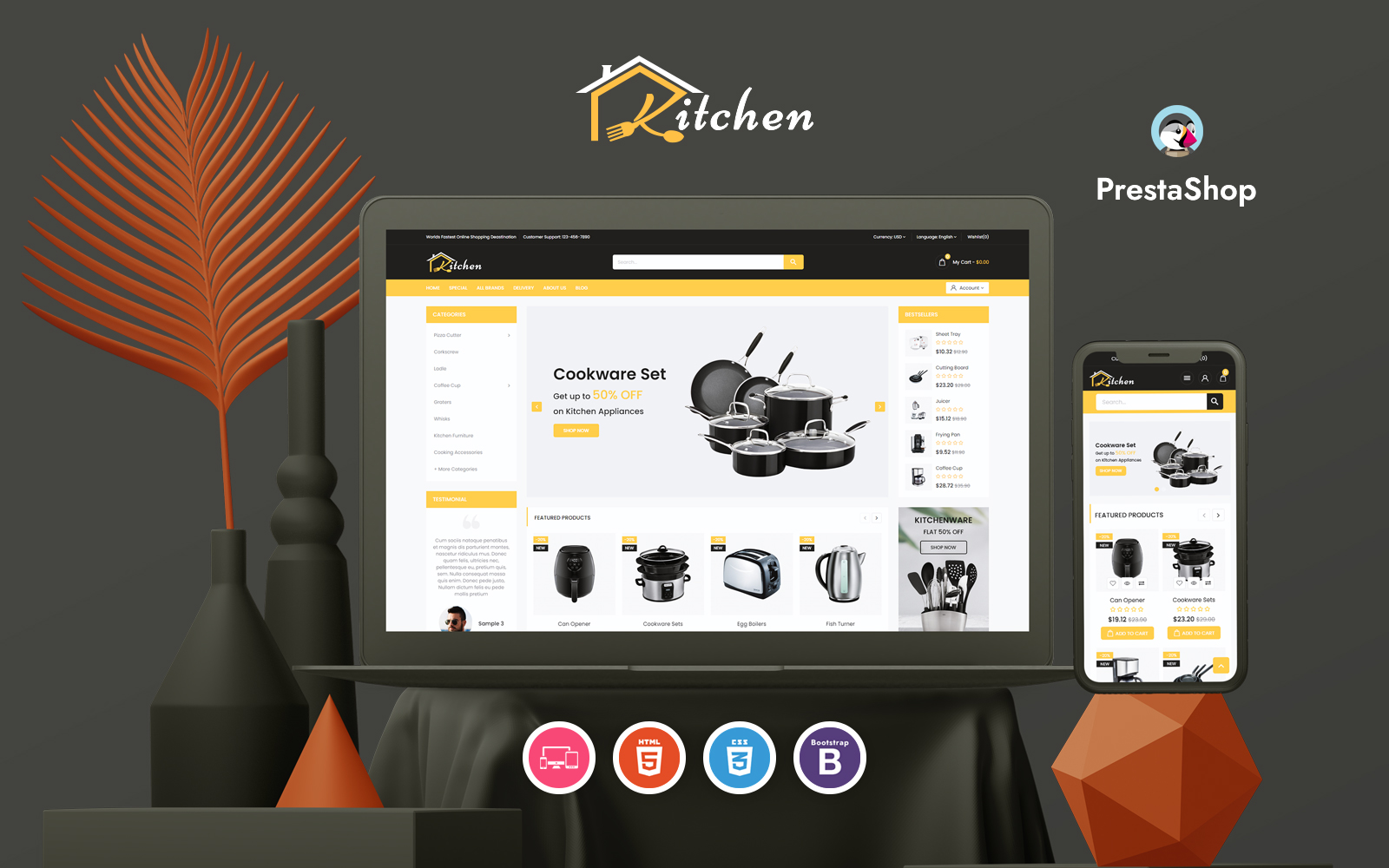 Kitchen - Responsive PrestaShop Template