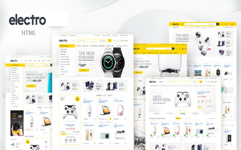 Electro - Electronics eCommerce HTML Template