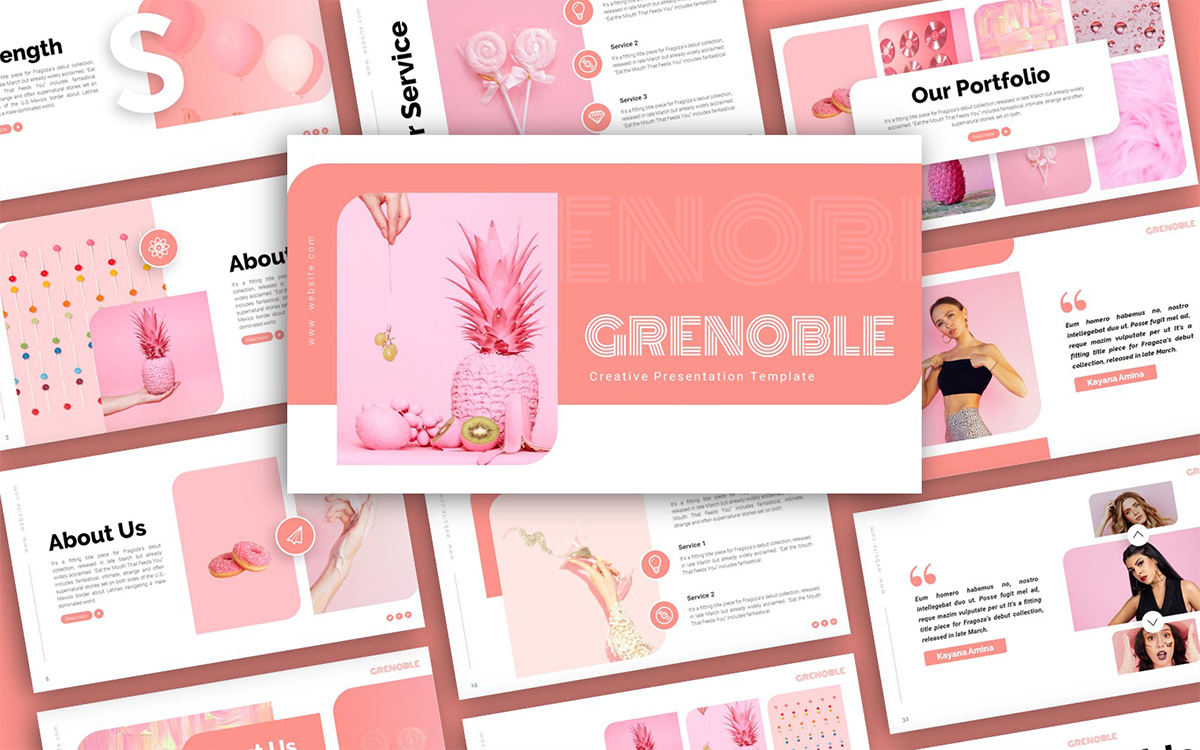 Grenoble Creative Presentation Template