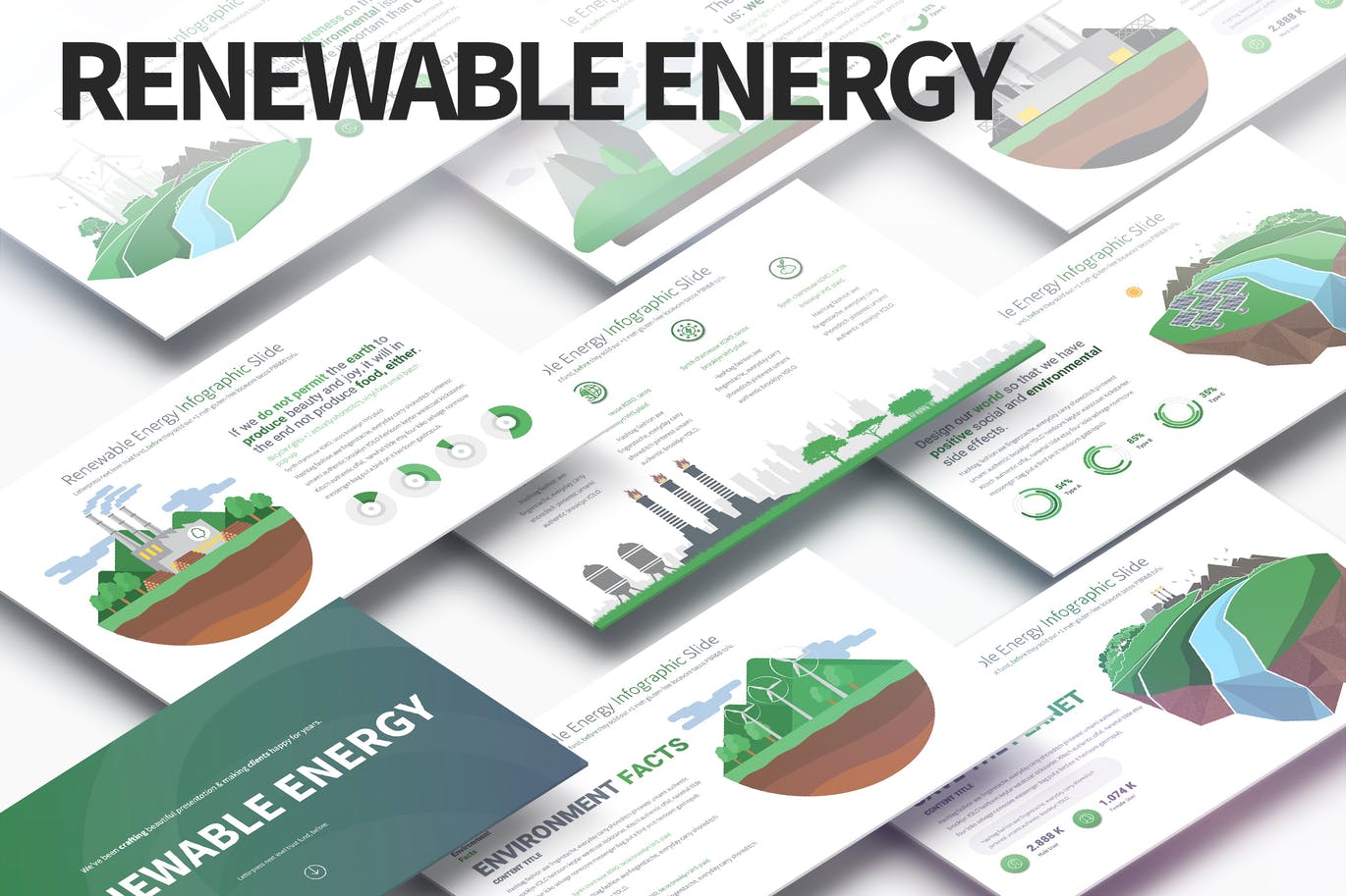 Renewable Energy - PowerPoint Infographics Slides