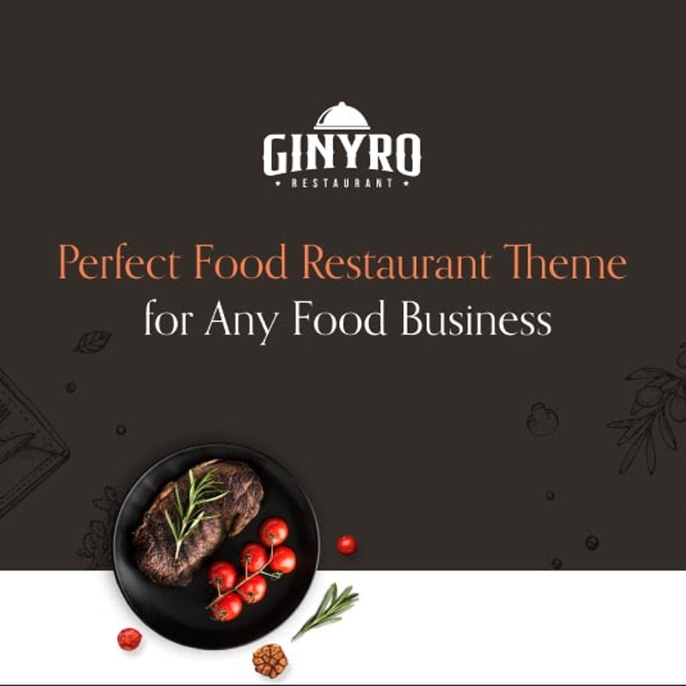 TM Ginyro - Food Restaurant Prestashop Theme