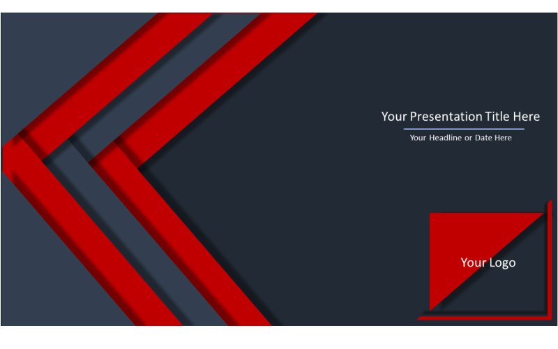 Elegant  Interference PowerPoint Template