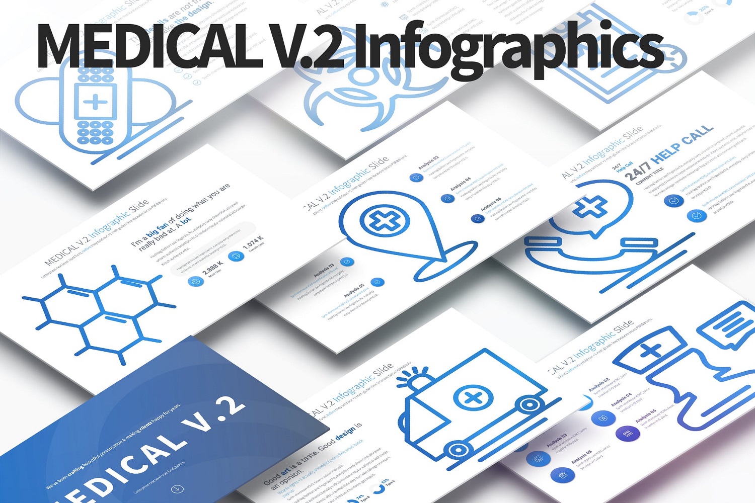 MEDICAL V.2 - PowerPoint Infographics Slides