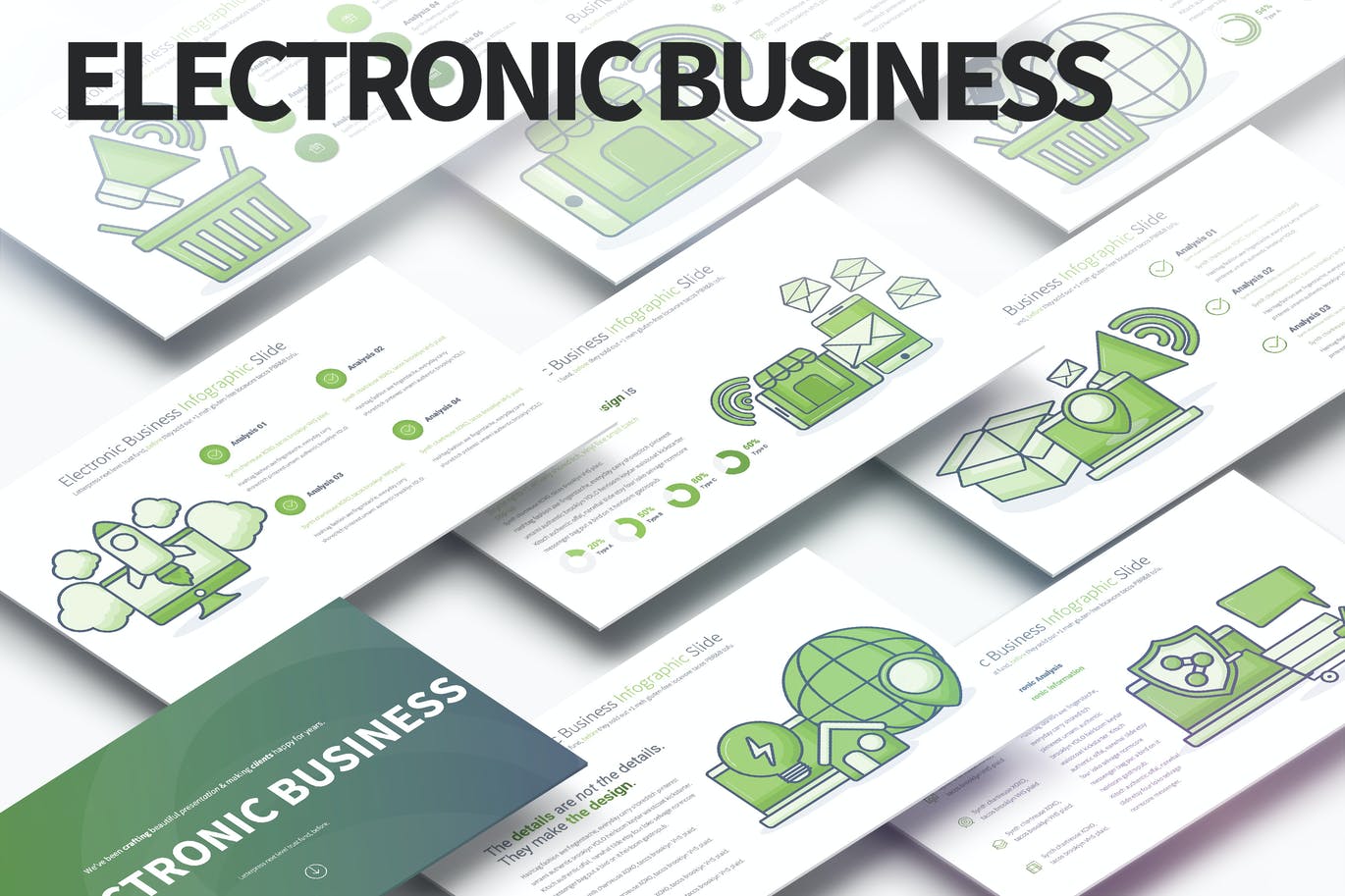 Electronic Business-PowerPoint Infographics Slides