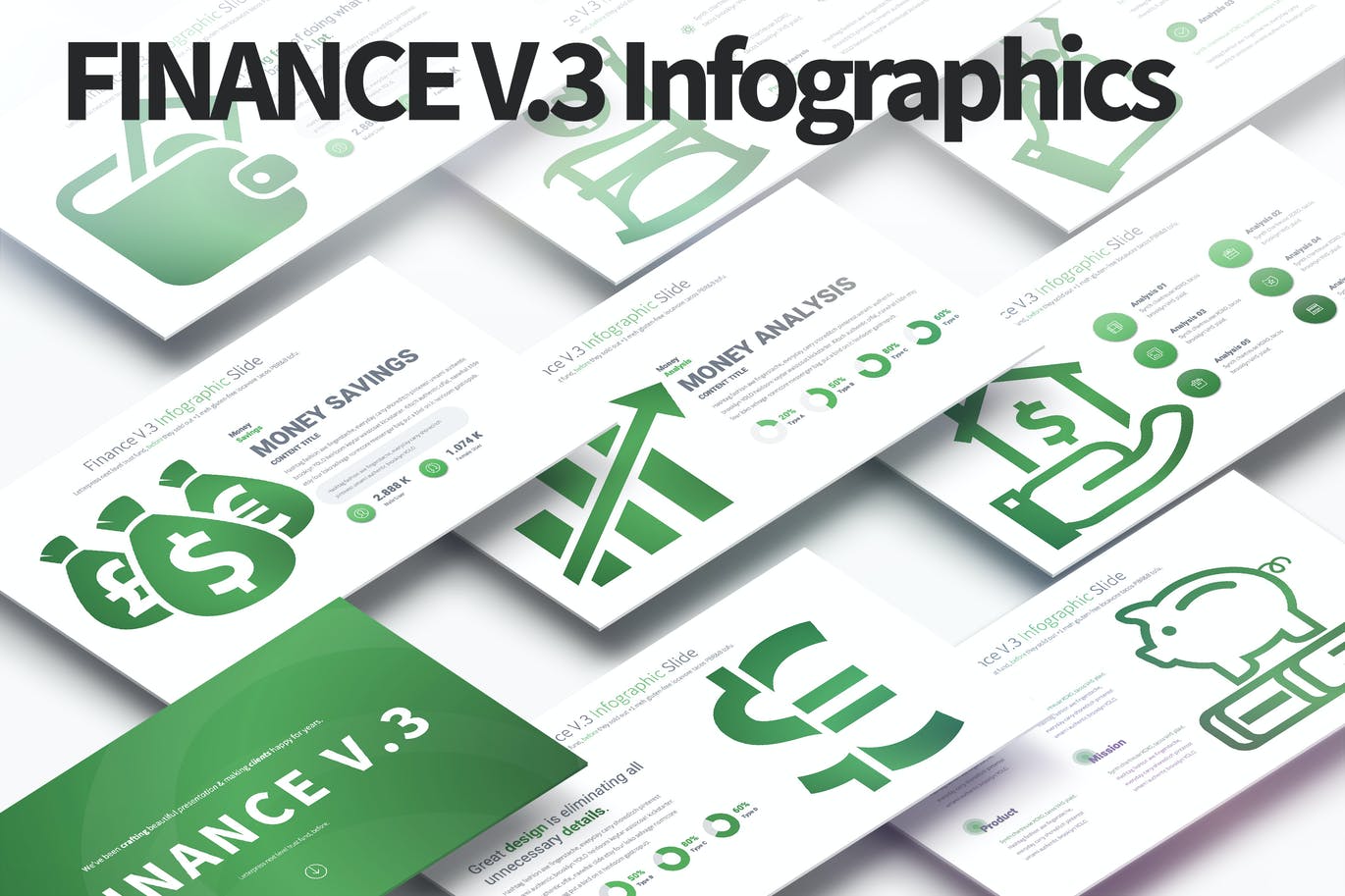 FINANCE V.3 - PowerPoint Infographics Slides
