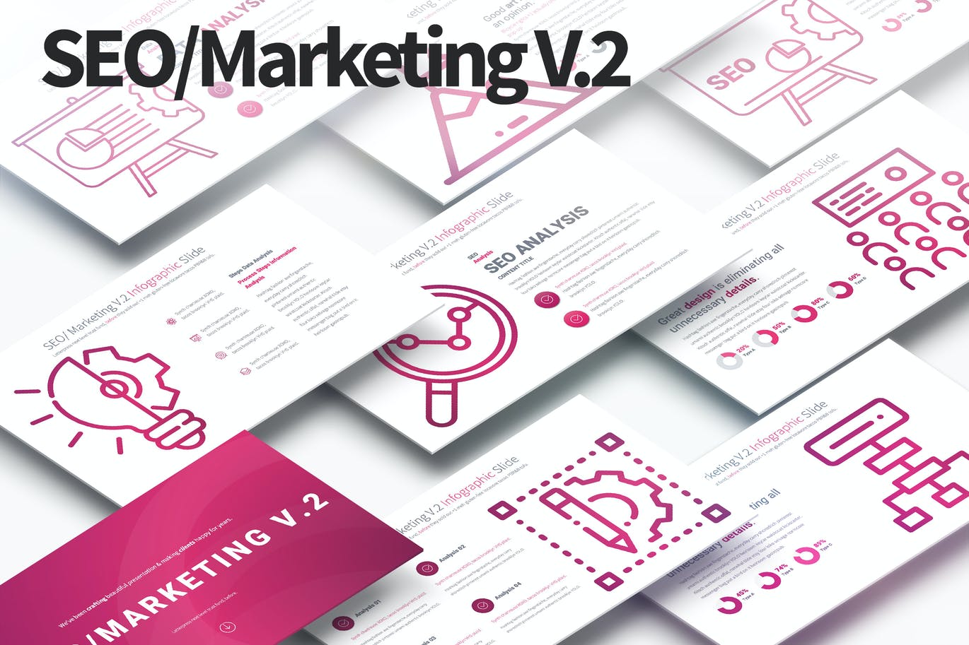SEO/Marketing V.2 - PowerPoint Infographics Slides
