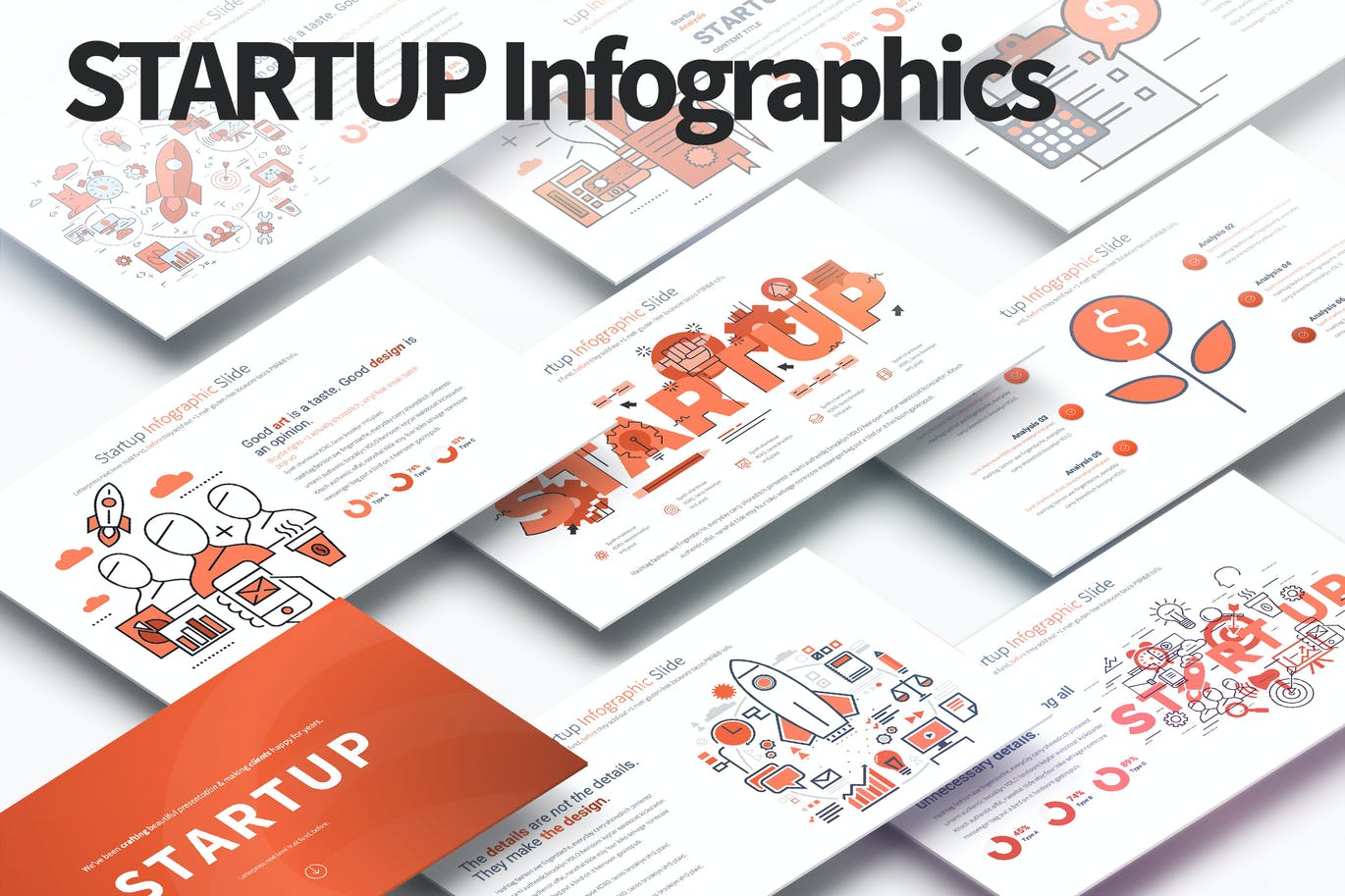 Startup - PowerPoint Infographics Slides
